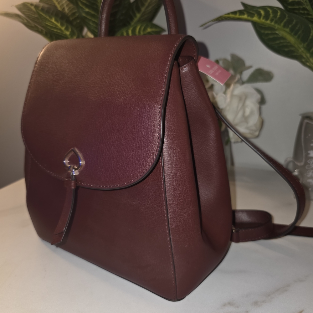Kate Spade Deep Red Backpack - Picture 2 of 9